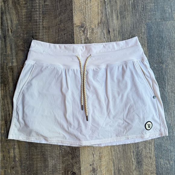 Vuori Women’s Sea breeze Skort White Drawstrings Medium M - Picture 2 of 8